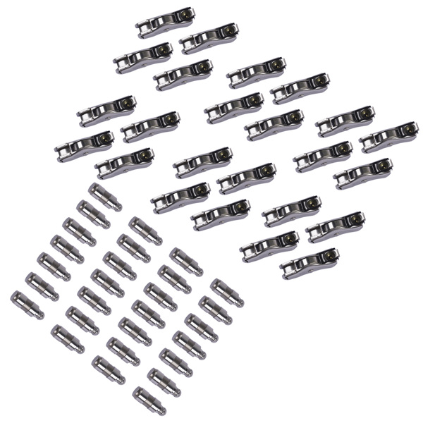 摇臂挺杆套装 24x Rocker Arms & 24x Valve Lifters Replacement for Audi A4 S4 A5 A6 A7 2.9T 3.0T 0P2109417 06M109423A-6