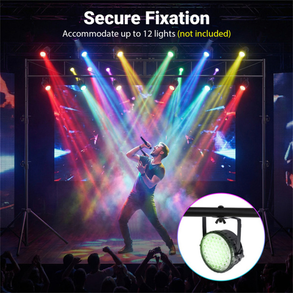 4.6–8.7英尺可折叠三脚架舞台灯架10高度可调节金属特拉斯，用于DJ婚礼音乐会-5