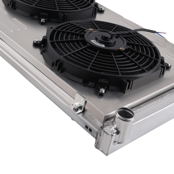 3 Row Aluminum Radiator Fan Kit fit for Buick Estate Wagon 5.7L 1973-1979 161 AT-2