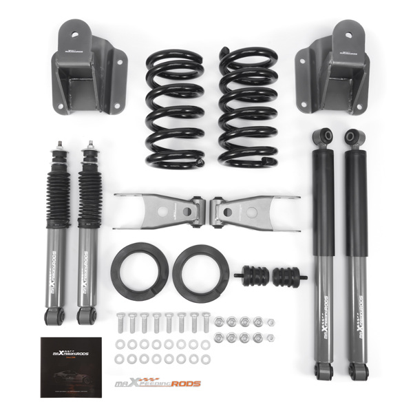 Complete Drop Height Kit fit for Dodge Ram 1500 2WD V8 94-99 Front 2-3" Rear 4"-6