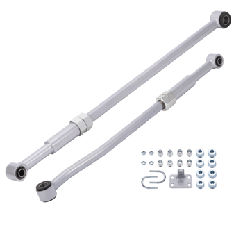 Adjustable Front & Rear Panhard Bar fit for Nissan Patrol GQ GU1 Y61 2001-2016 4WD