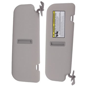 Pair Sun Visor Set LH RH fit for Hyundai Elantra 11-15 852103X000TX Gray Interior