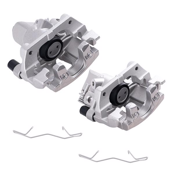 Pair Rear L & R Brake Caliper w/ Bracket fit for Mazda 3 Ford C-Max Escape Connect-6