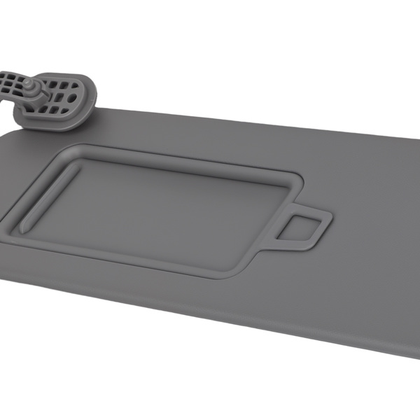 Left Gray Plastic Sun Visor fit for Hyundai Elantra AD 2016-2019 85220-F0100TTX-5