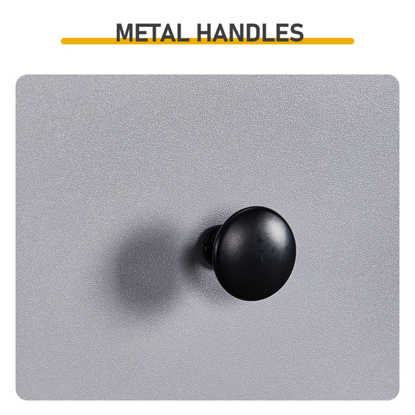 灰色 刨花板三胺贴面 18*40*70cm 二抽一围挡矮柜 带轮可活动抽拉架 浴室立柜-2