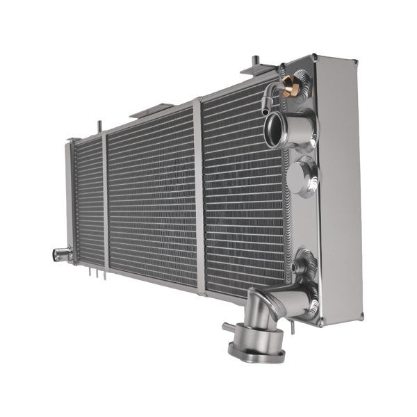 3 Row Aluminum Radiator fit for Jeep Cherokee Base 1991-1993 CU1193 Cross Flow AT-6