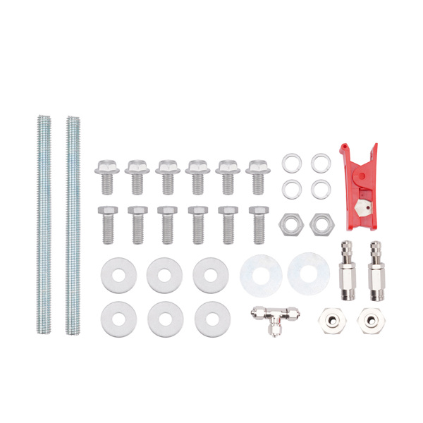 Rear Air Ride Suspension Brackets & 2600 Bags Kit fit for Chevy BROOKWOOD 1958–1961-1