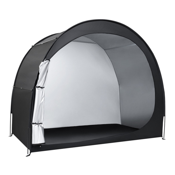 83英寸×48英寸×67英寸户外自行车存放帐篷棚防水自行车套，适用于2辆自行车-5