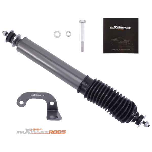 Steering Damper fit for GMC K1500/Suburban 1988-1999 4WD Powder Coated Finish-6