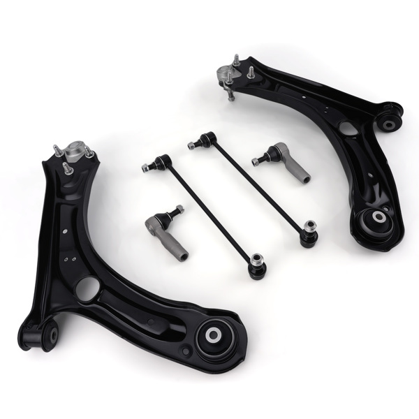 Front Lower Control Arm Tie Rods Sway Bar End Link fit for 12-2017 Passat Beetle FWD-6