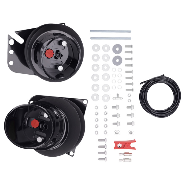 Front Air Ride Suspension Brackets & 2600 Bags Kit fit for Chevy BROOKWOOD 1958–1961-6