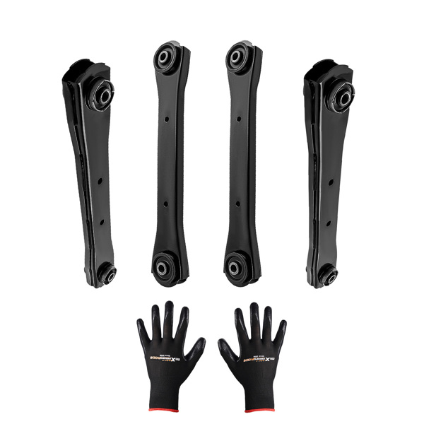 Upper & Lower Control Arms with Bushings fit for Dodge Ram 2500 3500 2003 - 2010 4WD-6