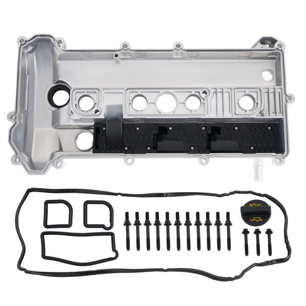Aluminum Engine Valve Cover fit for 2010-2012 Ford Escape and Fusion 2.5L V6-6