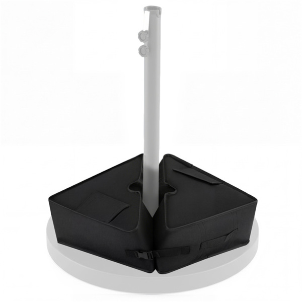 2件套90磅露台伞底座沙袋900D牛津防风雨配重袋，用于偏置悬臂伞-4