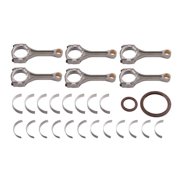 Engine Crankshaft & Rods & Bearings Kit fit for HYUNDAI Santa Fe KIA Sorento 3.3L-4