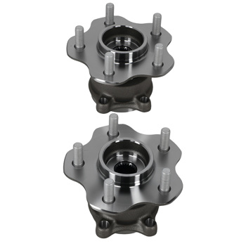 2pc Rear Wheel Bearing Hub fit for Nissan Juke AWD 11-17 Rogue 08-20 HA480564 5-Lug