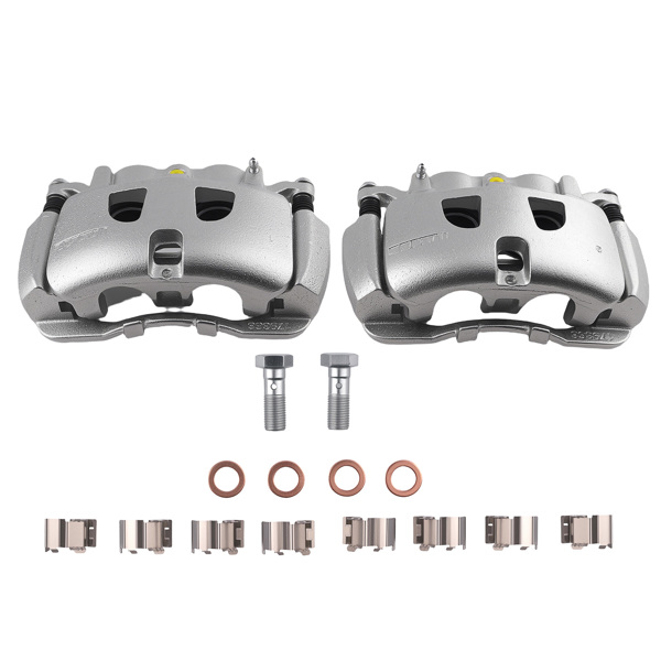 Front Brake Calipers w/Bracket fit for Ford F-250 F-350 Super Duty 2013-22 18-B5487-6