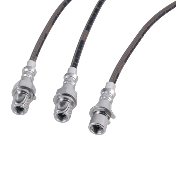 Stainless Steel Brake Lines Kit fit for Chevy GMC C10 K10 C15 K15 71-87 Lifted-3