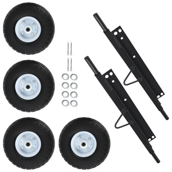 Wheel Kit Steel Axles fit for Honda Generator Direct Replacement 06423-ZS9-020AH