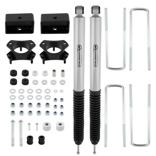 3" Front 3" Rear Lift Kit w/ Extended Shocks fit for Toyota Tacoma 6-LUG 2005-2023-6
