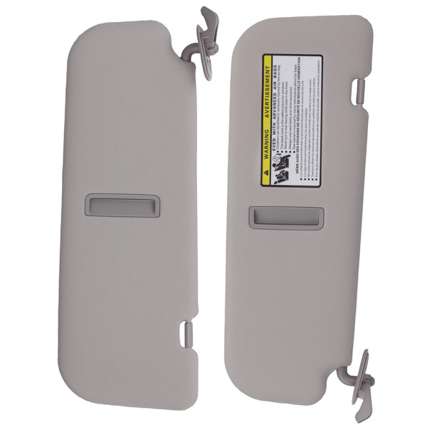 Pair Sun Visor Set LH RH fit for Hyundai Elantra 11-15 852103X000TX Gray Interior-6