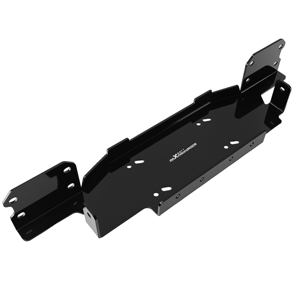 Front Bumper Winch Mount Plate 13,000lbs fit for Jeep Wrangler JL/JLU metal bumper-2
