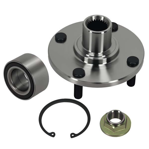 Front Axle Wheel Hub Assembly fit for Ford Focus 2000-2011 WB18510 with ABS-6