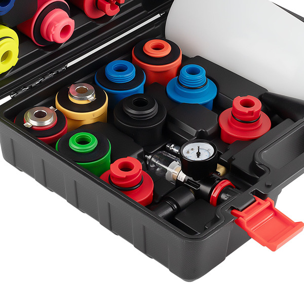 21PCs Oil Funnel Set Engine Oil Change Tool Oil Filling fit for Ford fit for VW fit for GM-5