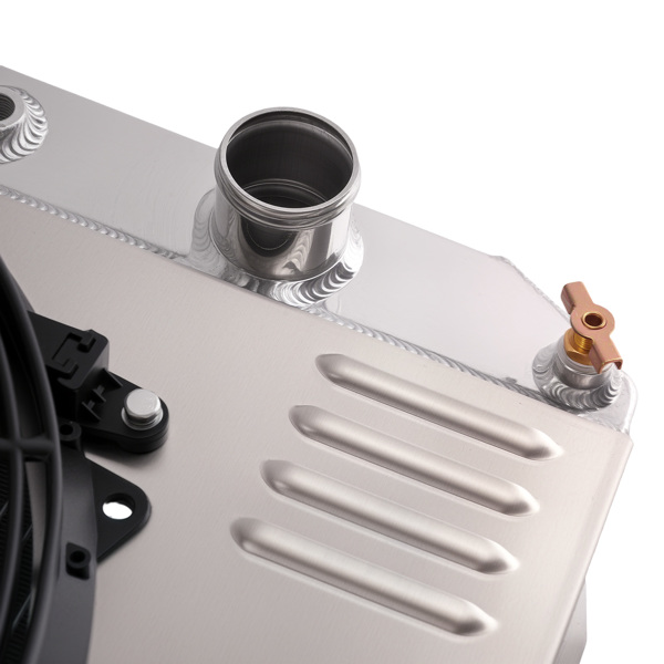 Aluminum 3 Row Radiator fit for Chevy Impala/Biscayne 1959-1965 CC281 Fan Kit AT-5