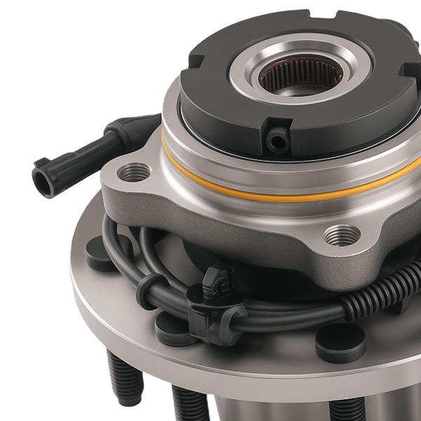 Front Wheel Bearing Hub fit for Ford F-250 F-350 Super Duty SRW 4x4 1999-2004-3