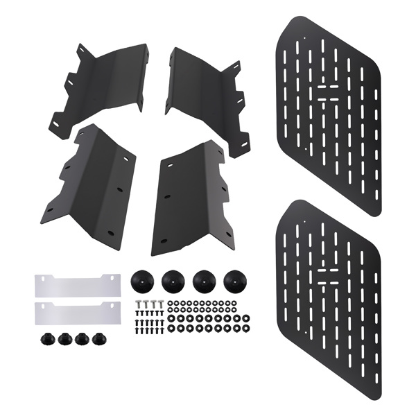 Left Right MOLLE Rack Panel fit for Toyota 4Runner 2010-2024 Steel Black Pair-6