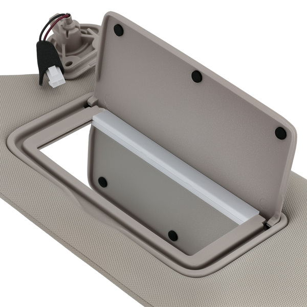 Beige  Sun Visor w/ Light  fit for Nissan Altima 13-18 96401-3TA2A Driver Side Left-2