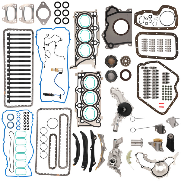 Lifters & Rocker Arms Set w/ Timing Chain fit for Jeep Wrangler 3.6L V6 2012-2015-6