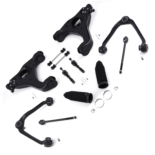 12x Front Control Arms Sway Bar Links Kit fit for 1999-06 GMC Sierra Silverado 1500-6