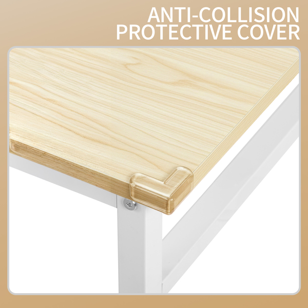 橡木色 SG001FD P2刨花板+铁管 贴三胺+喷塑 120cm 截断款 电脑桌 带无纺布收纳-6