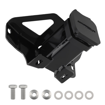 Black Steel Hitch Receiver 2\\" Rear fit for Polaris Sportsman 450 570 14-25