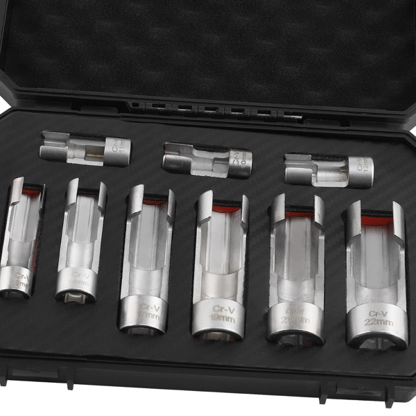 Diesel Injector Fuel Line Socket Wrench Set 10-22mm Fit fit for Thermo Switches US-3