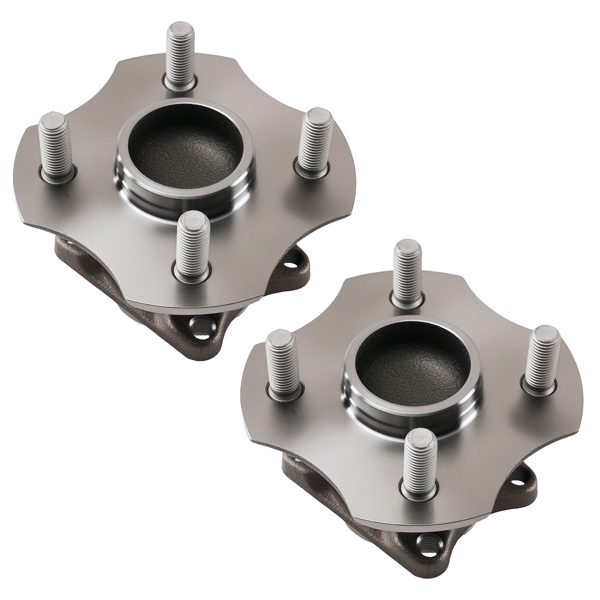 Pair 4-Lug Rear Wheel Hub Assembly fit for Toyota Echo 2000-2005 Non-ABS 424100D010-6