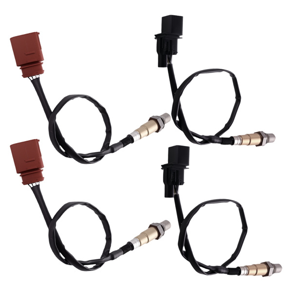 4pcs Oxygen O2 Sensor Upstream Downstream fit for Porsche Cayenne Base 3.2L 2004-06-6
