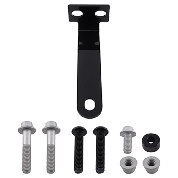 Black Steel Crash Bar fit for Kawasaki KLR650 2022-2025 Engine Guard Left & Right-2