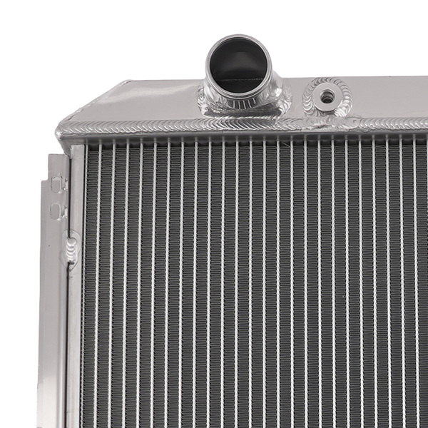 Aluminum Radiator fit for Ford Mustang V8 1967-1969 340 3-Row Down Flow AT/MT-3