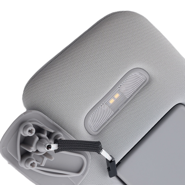Passenger Right Sun Visor fit for Chevrolet Tahoe 2015-2019 Gray  w/ Mirror Light-4