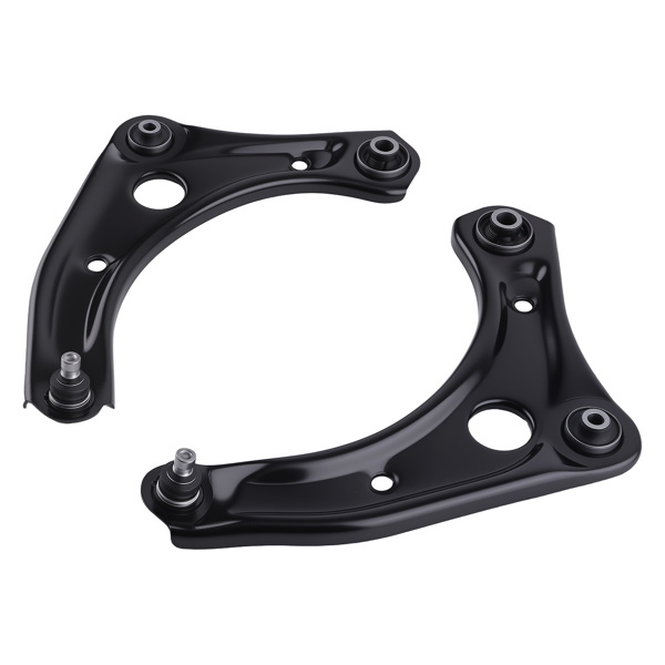4Pcs Front Lower Control Arms w/ Ball Joint Stabilizer Bar Link fit for Nissan Versa-5