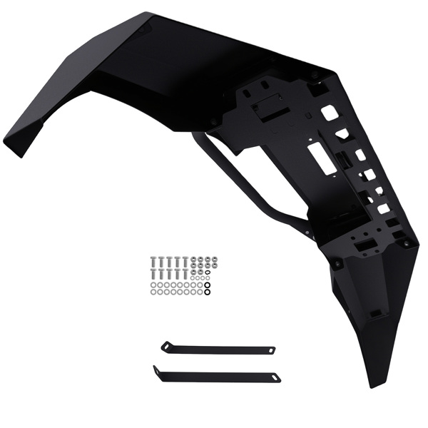 Winch Front Bumper With Bull Bar fit for Ford F250/F350 Super Duty 1999-2004-6