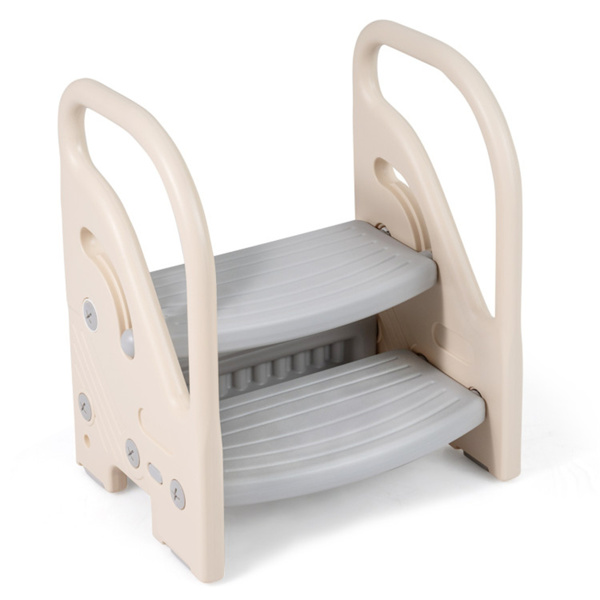 可转换2步幼儿步凳多功能儿童梯子座椅，适用于厨房浴室-4