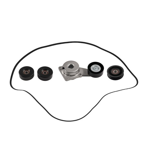 Serpentine Belt Drive Component Kit fit for Ford F150 5.4L 2009-2010 1L2Z6C348AA-6