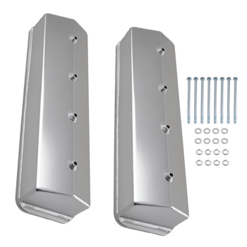 Valve Cover Set fit for Chevy SBC 305 350 5.0L 5.7L 1987-1997 Aluminum Polished