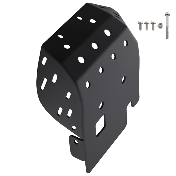 Engine Guard Cover Skid Plate fit for Honda XR650L 1993-2025 Aluminum Black-6