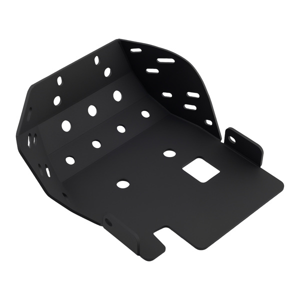 Engine Guard Cover Skid Plate fit for Honda XR650L 1993-2025 Aluminum Black-2