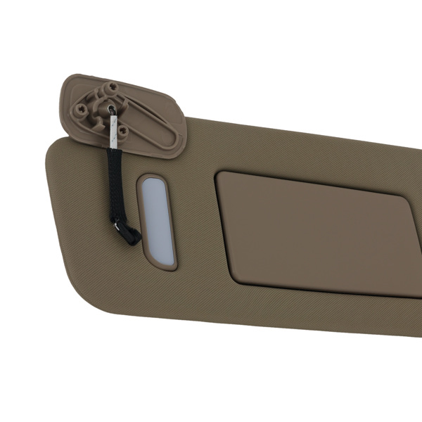 Driver Side Sun Visor fit for Escalade/Yukon 2007-2014 Beige Plastic w/ Light Mirror-2